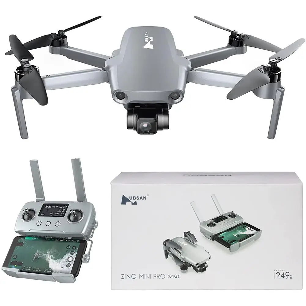 

Модернизированный мини-Дрон Hubsan Zino Pro с камерой 4k, обход препятствий, Время работы батареи 35 минут, передача изображения 10 км, мини-Дрон
