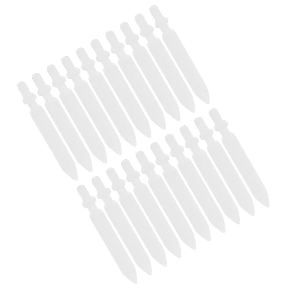 

20 Pcs Marker Nibs Pen Replacement White Pens Paintbrush 0.7mm Points Nylon Student