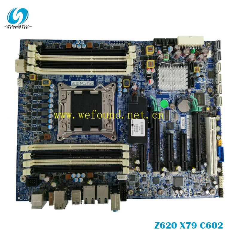 

100% работа для HP Z620 X79 C602 одноканальная материнская плата 708614-001 708614-601 618264-003 Высокое качество Быстрая доставка