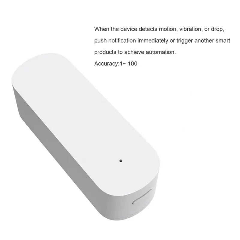 

Zigbee Smart Vibration Sensor Smart Detection Alarm Real-Time Motion Shock Alarm Home Security System APP Remote Control