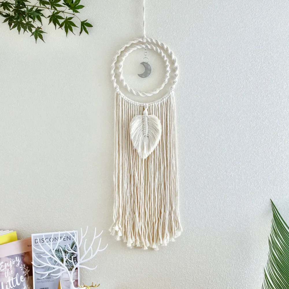 

Macrame Wall Hanging Dream Catcher Bohemian Home Decor Girls Kids Nursery Christmas Ornament Decoration Gifts