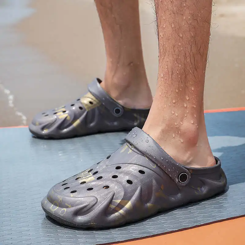 

Elderly Men Sandal Autumn Footwear Men's Flip Flops for Summer with Rubber Sole Platform Shoes High Heel Man Sneaker Tennis 719E
