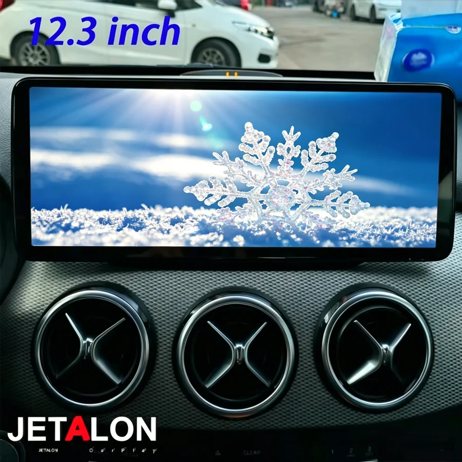 Фото 12,3-дюймовая автомагнитола с CarPlay и Android Auto, Linux-система, GPS, мультимедийный видеоплеер для Mercedes Benz B-класса W246 NTG5 NTG5.1 №1