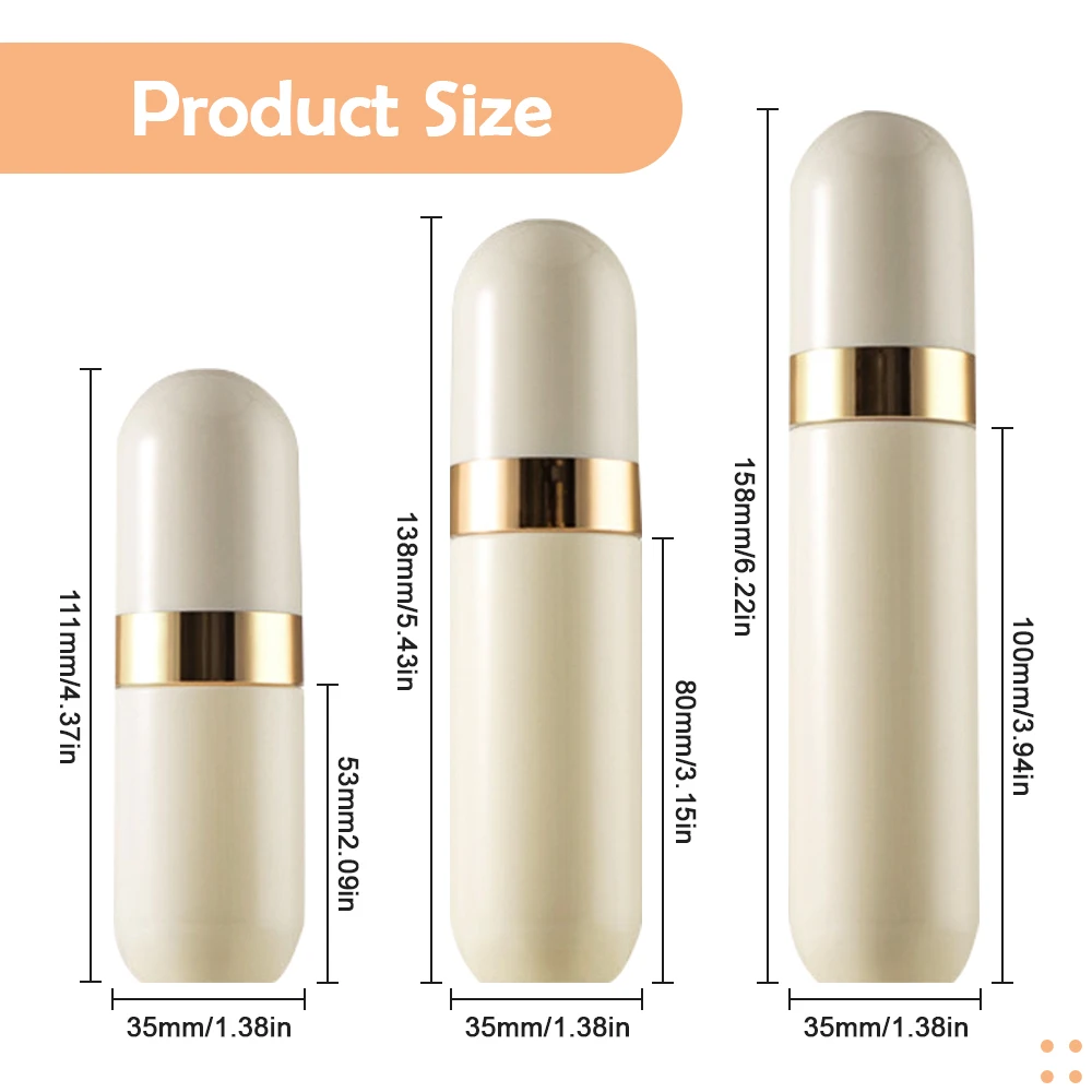 

1Pc 40/60/80ml Portable Mini Refillable Bottle With Spray Scent Pump Empty Cosmetic Containers Atomizer Bottle For Travel Tool