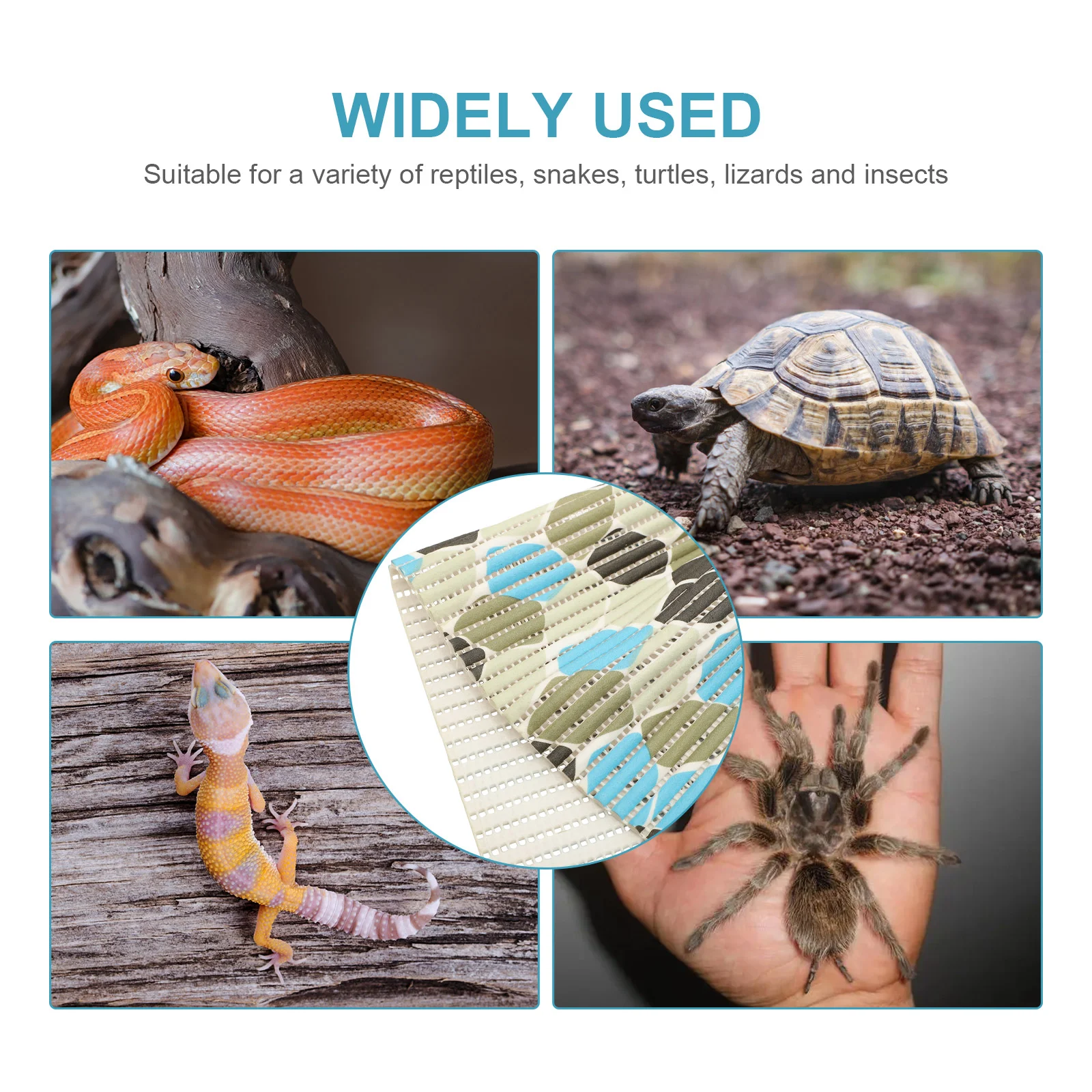 

Reptile Mat Carpet Terrarium Waterproof Bedding Liner Cage Tanks Tortoise Substrate Lizard Snake