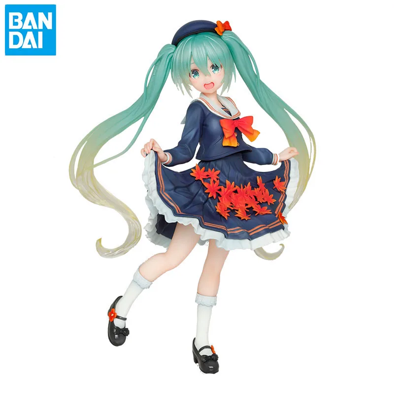 

Bandai Taito Hatsune Miku форма в виде кленового листа аниме экшн-фигурка Коллекционная модель ручной работы декоративная кукла игрушка подарок пятно