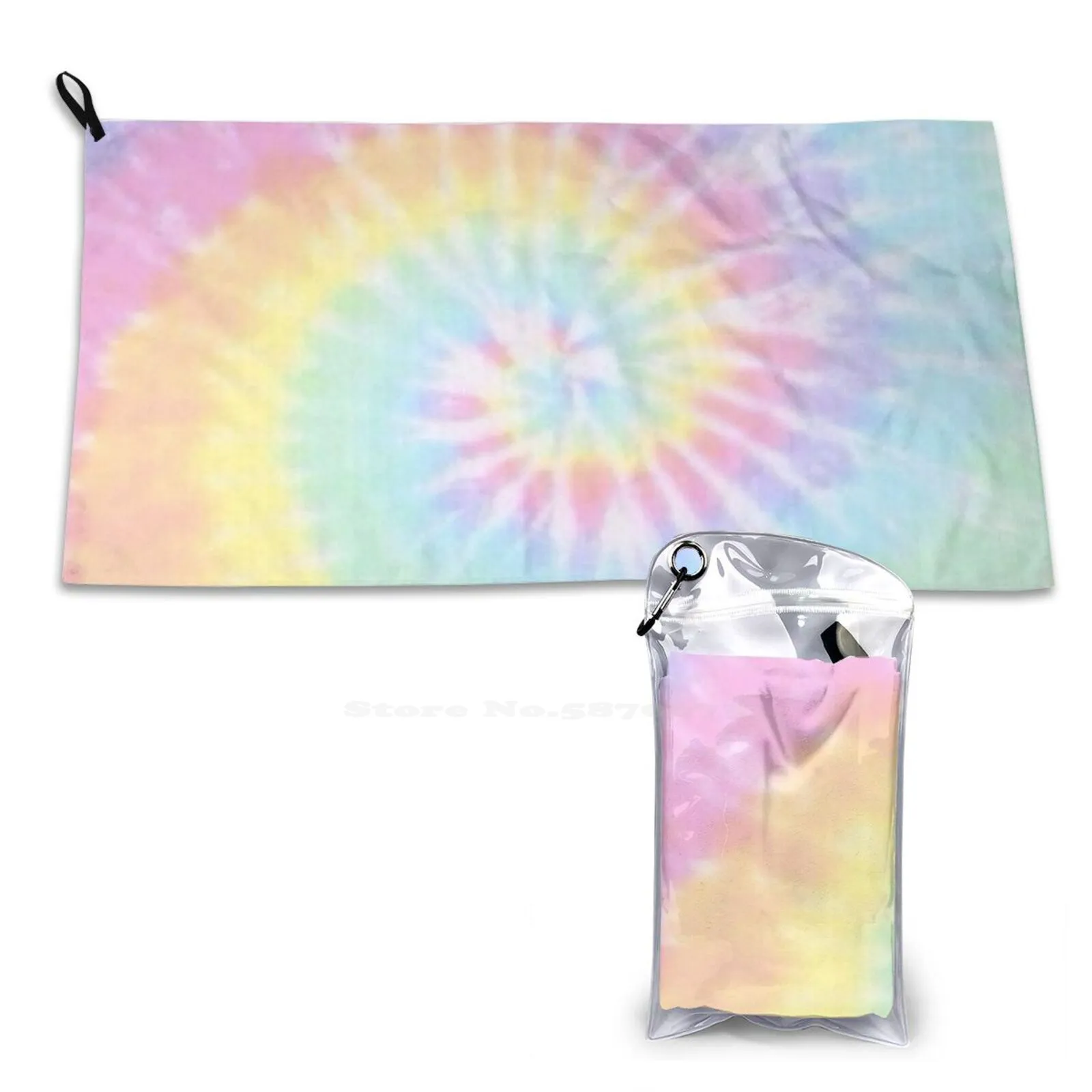 Tie Dye Blue Green Pink Yellow Purple Teal White Pastel Bright Cute Cool Trending