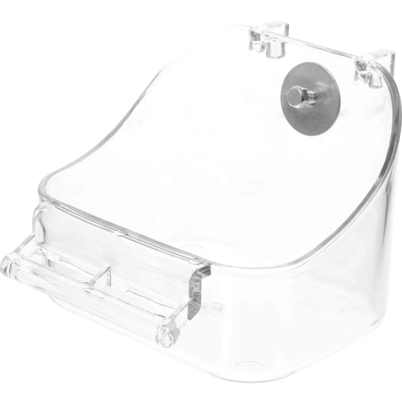 

Bird Shower Cage Bathtub Bath Parrot Cube Hanging Feeder Water Box Bowl Parakeets Budgerigar Convenient Supplies Cockatiel