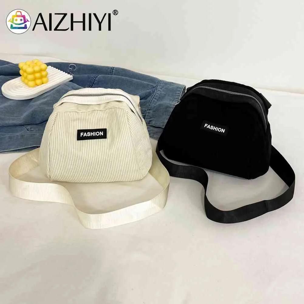 

Fashion Shoulder Bag Portable Nylon Female Small Bag Soft Casual Zipper Lightweight Simple Cute for Weekend Vacation Campping