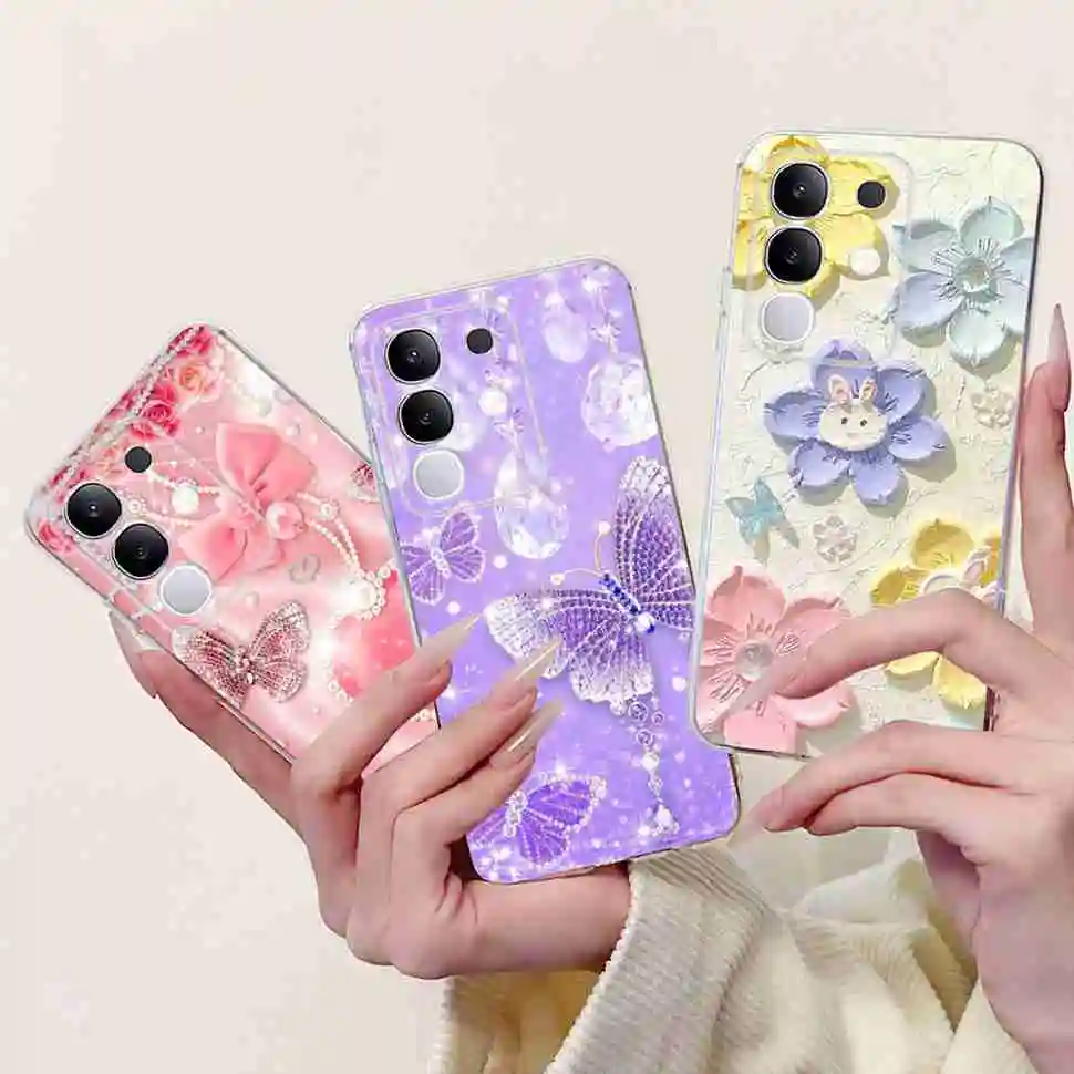 Чехол для Vivo Y29 4G Cute Dargon Cartoon Fundas 6 68 дюйма силиконовый мягкий чехол Y 29 VivoY29 бампер