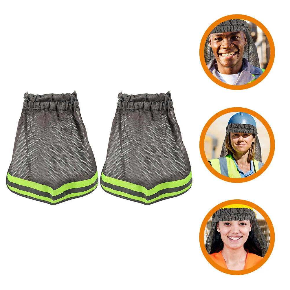 

2 Pcs Lampshade Hard Hard Hat Accessories Liners Sun Net Workers Accessories Construction