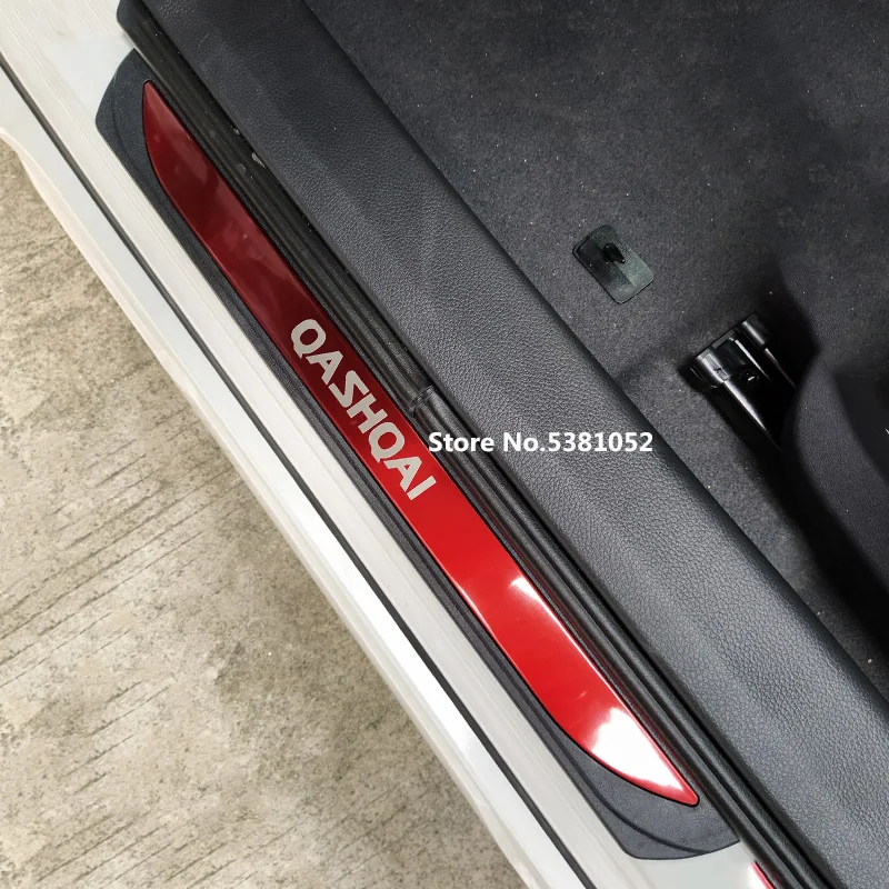 

for Nissan Qashqai J12 2022 2023 Stainless Steel Door Sill Kick Protector Guard Scuff Plate Pedal Cover Car Styling Accessories