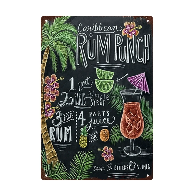 

Summer Time BEER Retro Metal Tin Signs Mojito Cocktail Plaque Vintage Poster Bar Pub Art Stickers Wall Decor 20x30cm Neon Signs