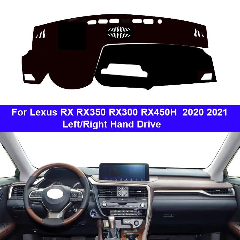 

Внутренняя крышка приборной панели автомобиля для Lexus RX RX350 RX300 RX450H 2020 2021, защита центральной консоли, ковер, Солнцезащитный коврик для приборной панели