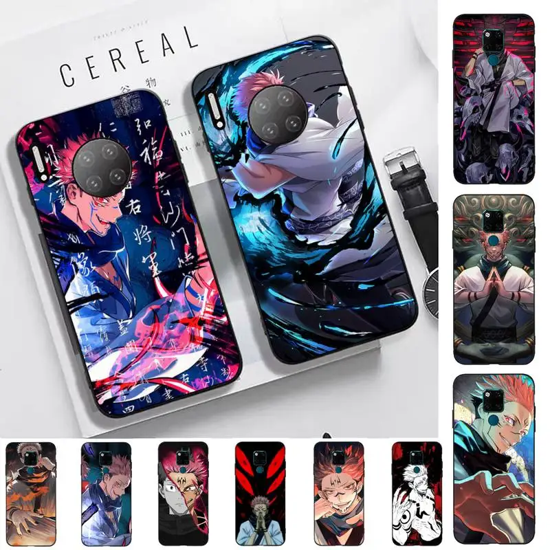

BANDAI Anime Jujutsu Kaisen Ryomen Sukuna Phone Case for Huawei Mate 20 10 9 40 30 lite pro X Nova 2 3i 7se