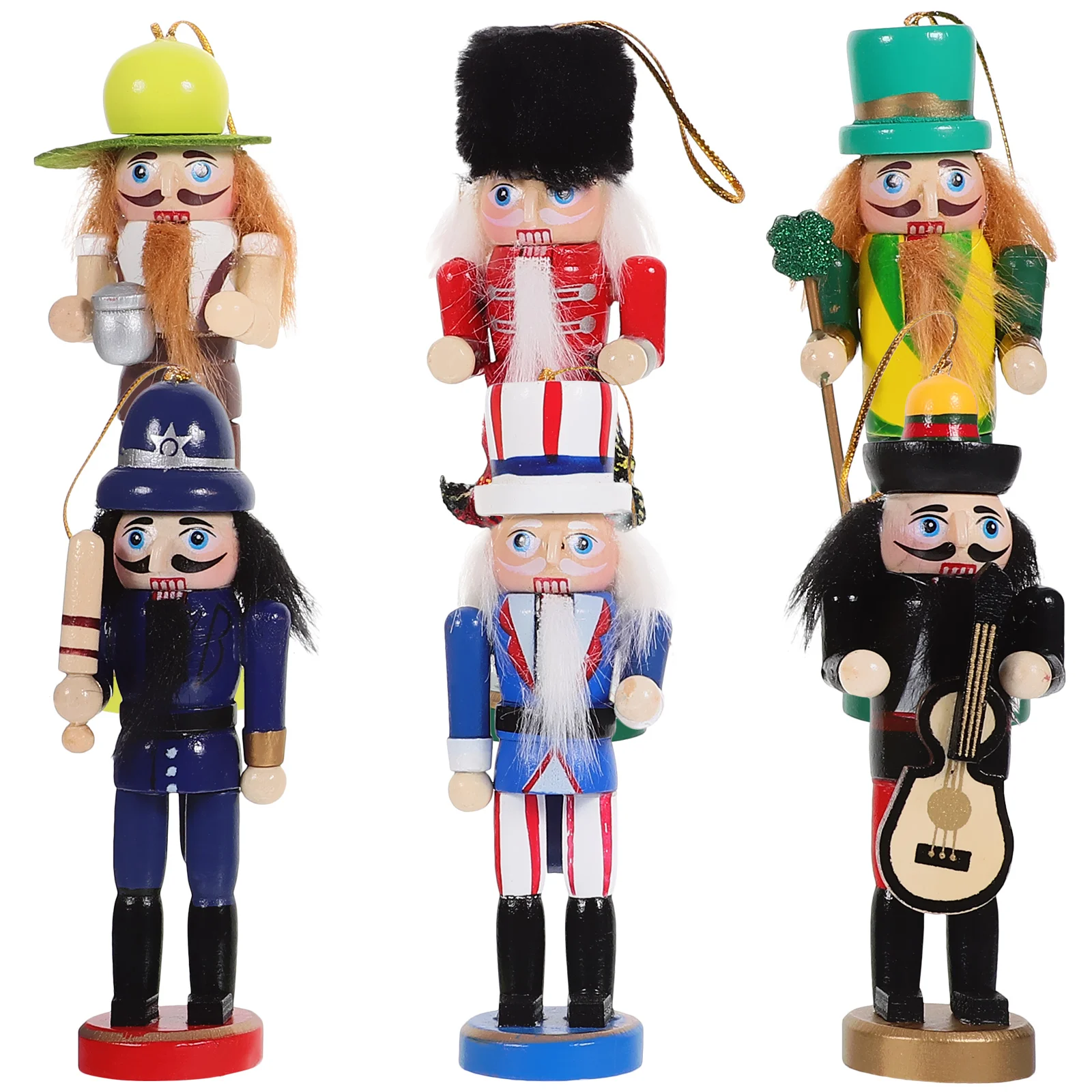 

Nutcracker Desktop Decoration Xmas Nutcracker Pendant Nutcracker Wood Craft
