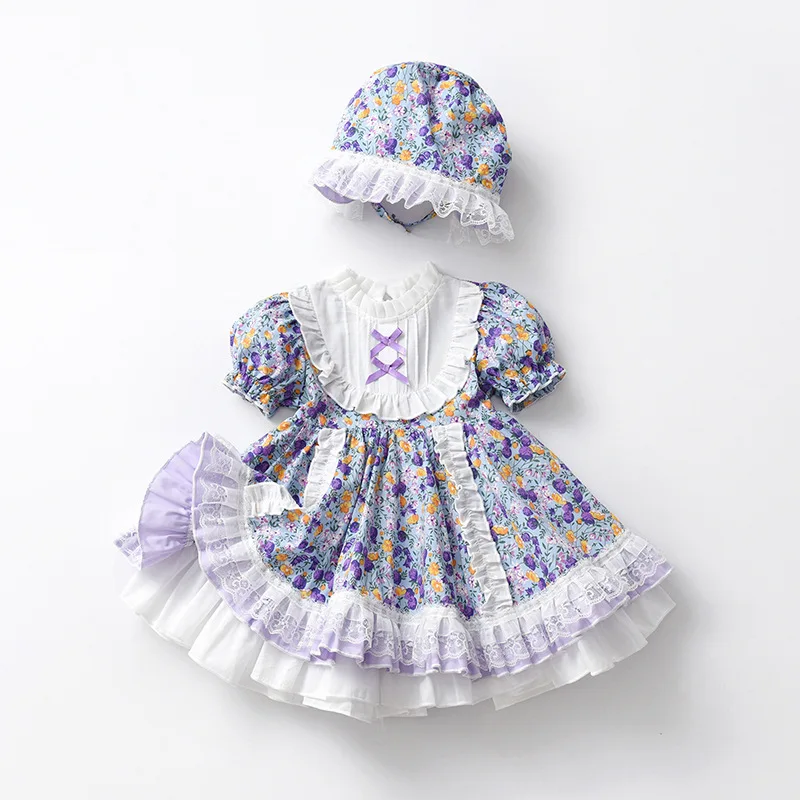

Детское платье для девочек, одежда для новорожденных, платья принцессы для малышей, свадебное платье, бальное платье для девочек, Лолита, дл...