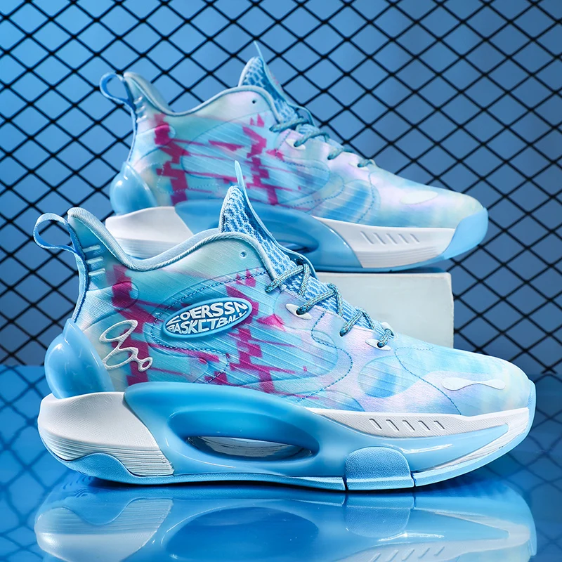 

2023 new youth couple basketball shoes, life fashion shoes, explosive basketball shoes, sports and leisure running shoes