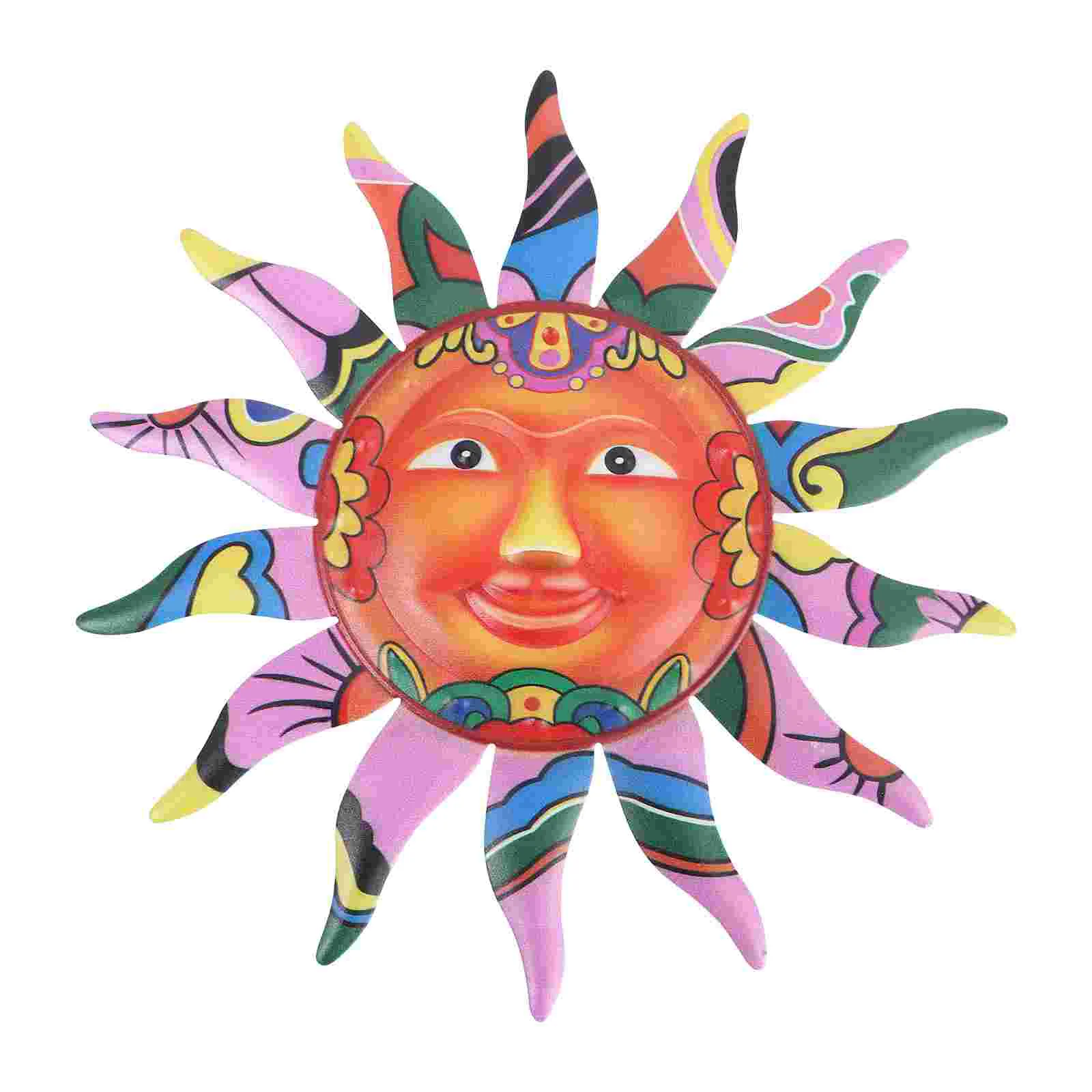 

Sun Wall Hanging Mexican Home Decor Wall-mounted Ornament Pendant Iron: Shaped Artware