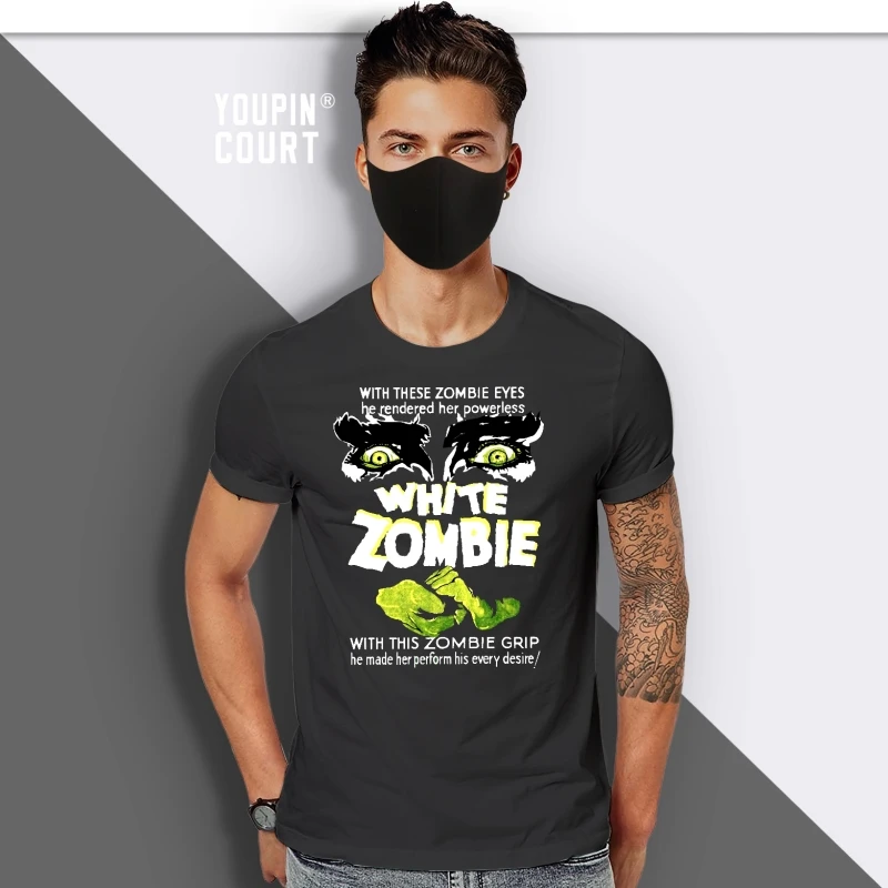 

Белая футболка с ужасом зомби, футболка с зомби, подарок, футболка с зомби, футболка с ужасом для Хэллоуина