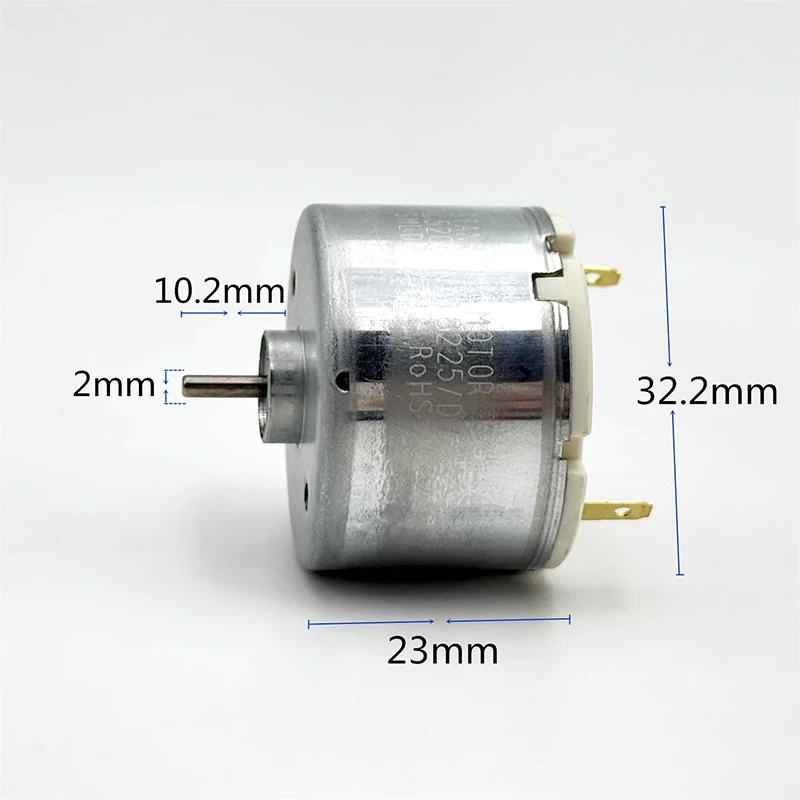 Фото Стандартный двигатель RC520-KN/18225 постоянного тока 5 В 6 В 9 В 12 В 8500 об/мин Мини-двигатель с угольной щеткой диаметром 32 мм DIY Подметальная машина Робот-Хобби Игрушечная модель №2