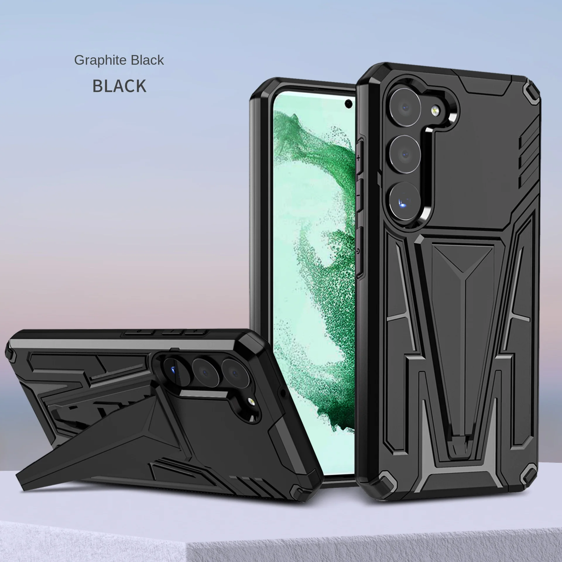 

For Samsung S23 Ultra Case for Samsung 23 Plus Pc Stand Fall Prevention Phone Cover