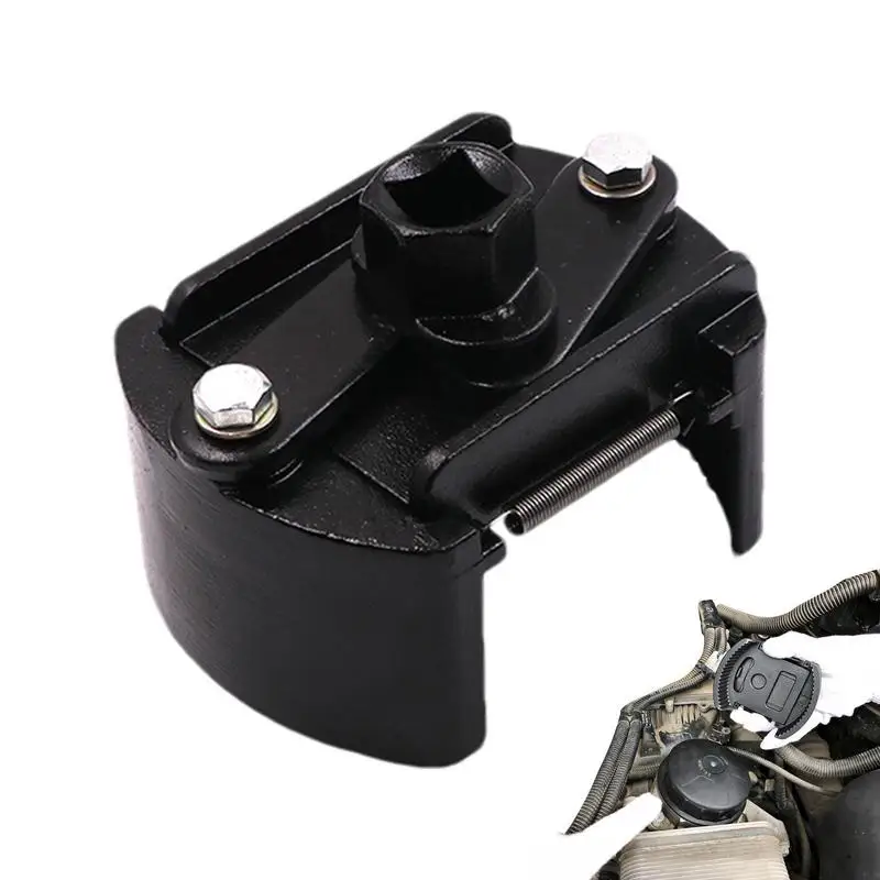 

Universal Oil Filter Wrench With 2 Jaw | Adjustable Oil Filter Removal Tool Cap With Zigzag Design For 60mm-80mm(2.36-3.14 Inch)