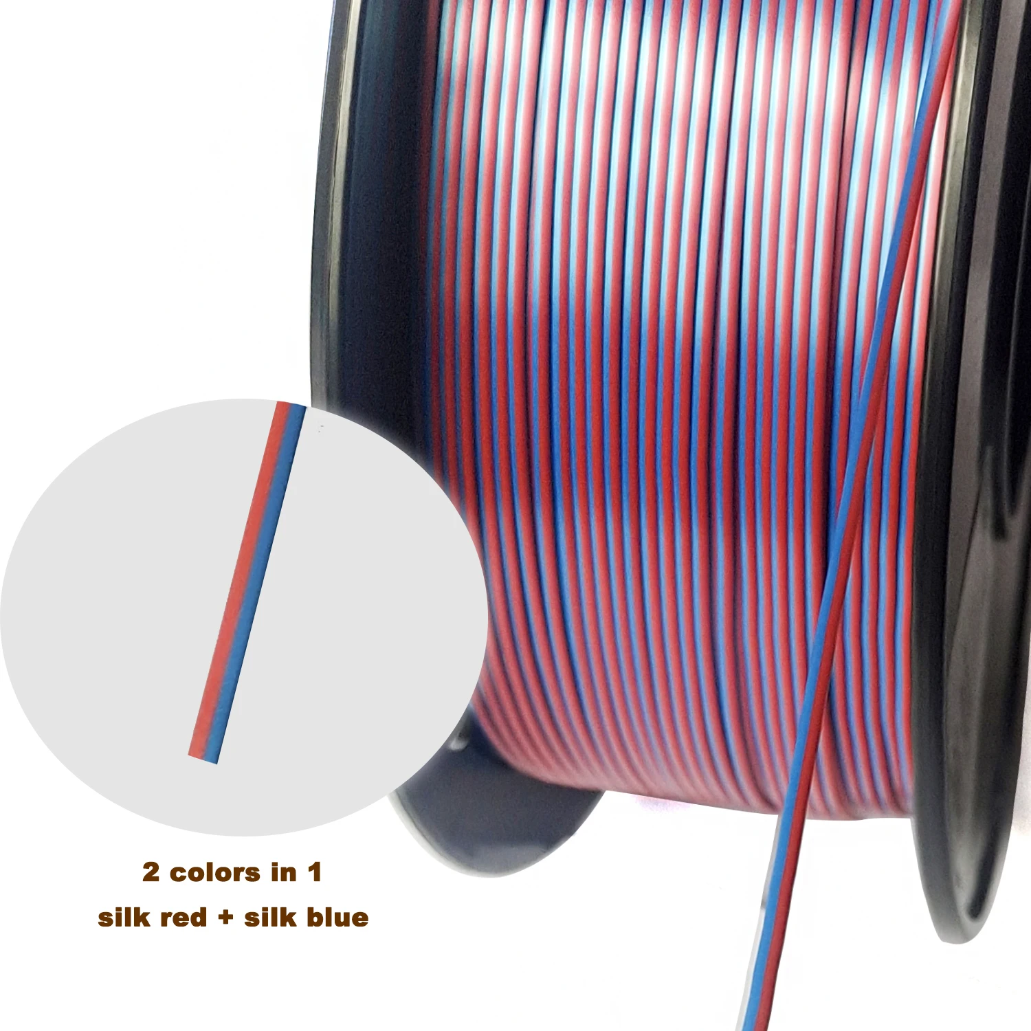 Createbot two-tone1kg нить PLA двухцветная 1 75 мм кг ± 0 02 рулон наполнителя поставляется в