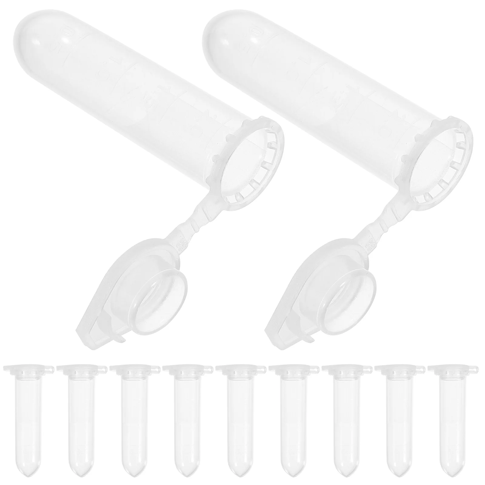 

500 шт., пластиковые контейнеры, центрифужная трубка, лабораторные принадлежности, круглая нижняя белая банка