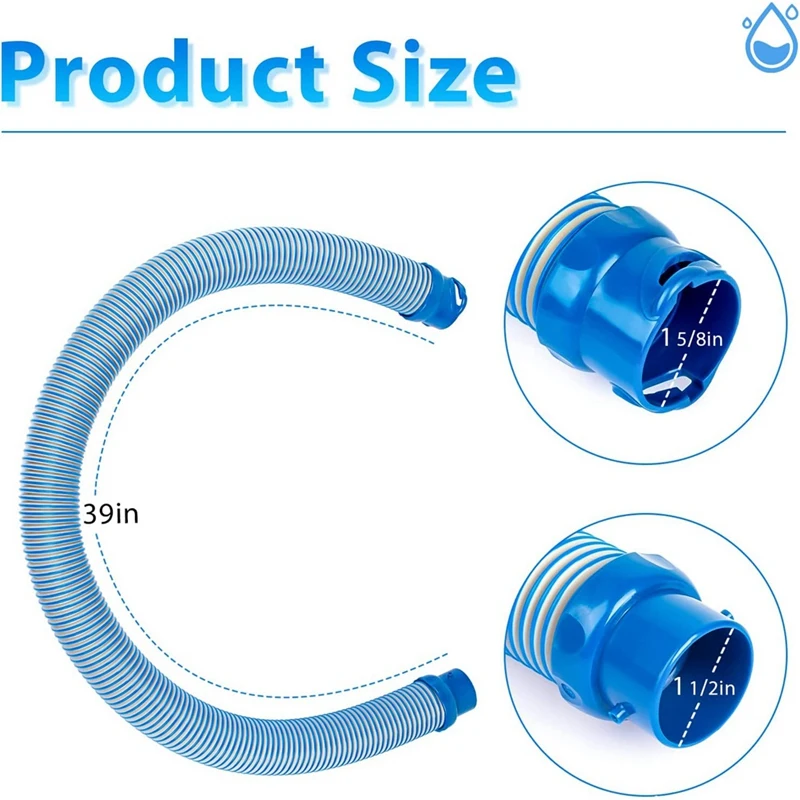 R0527700 39-дюймовый скручивающийся шланг для зодиака Baracuda MX6 MX8 очистки бассейна 2