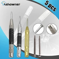 super strong automatic center punch wood indentation mark woodworking punch needle adjustable spring loaded metal drill tool
