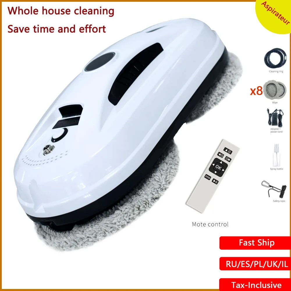 

Ultra-Thin Intelligent Window Cleaning Robot Is Suitable For All Kinds Of Outdoor/Indoor Surfaces remote control for home