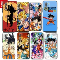 dragon ball dbz anime for xiaomi redmi k50 k40 gaming k30 k20 pro 5g 10x 9t 9a 9c tpu soft black phone case fundas coque cover