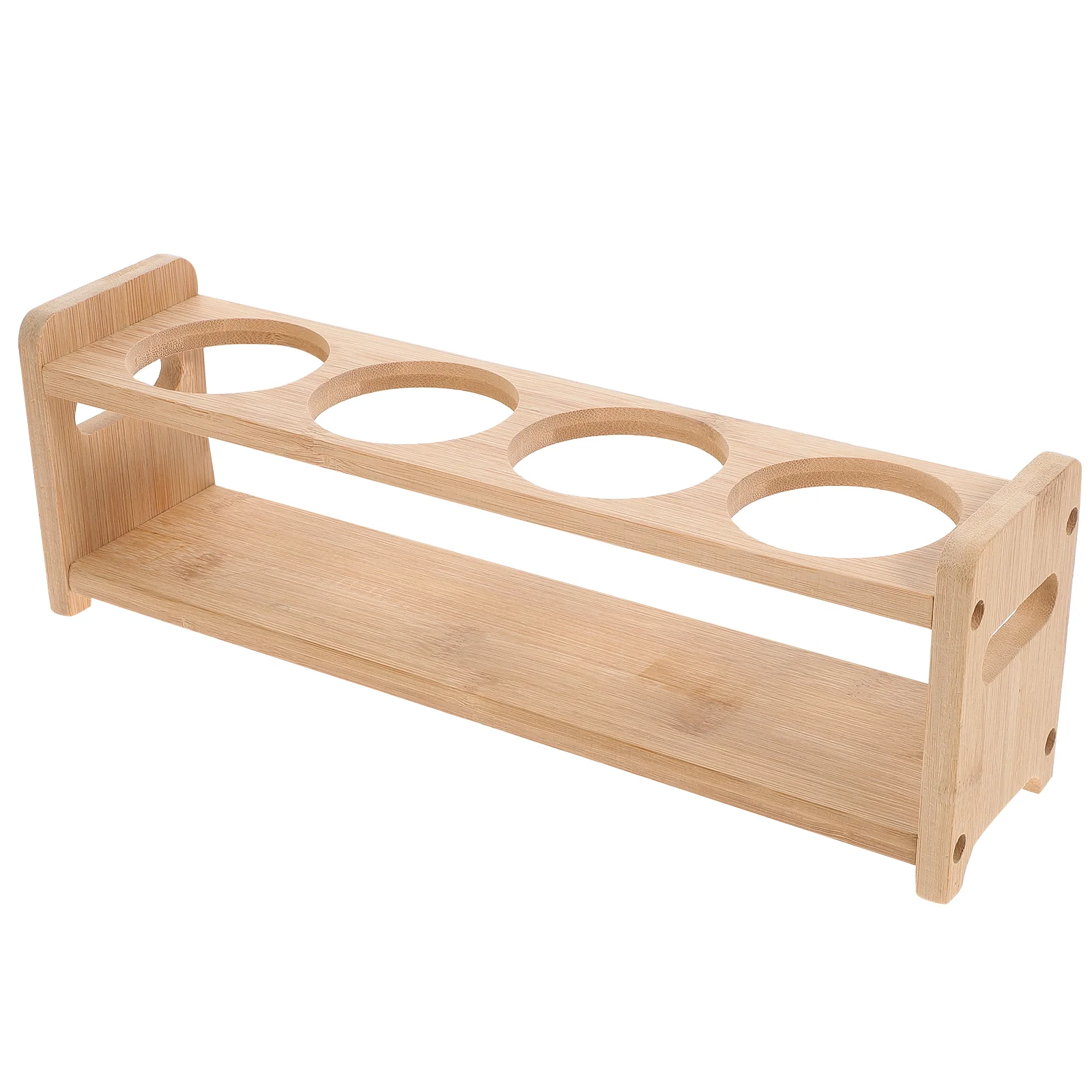 

Rack Bottle Holder Storage Kitchen Seasoning Organizer Condiment Wooden Countertop Gifts Oil Shelf Jar Stand Olive Syrup Wood