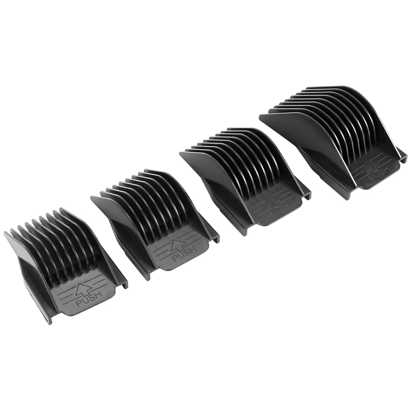 

4Pcs Positioning Hair Comb Clipper Trimmer Limit Comb Guide Sets Haircut Calipers Tools Barber Replacement 32/25/22/19MM