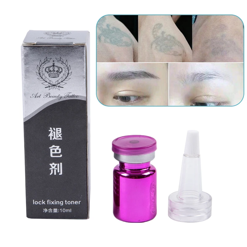 

1PC 10ML Quick Tattoo Removal Cream Tattoo Color Fade For Modify Time New In Fading Eyebrow Bleaching Eyeliner Error Agent Lips