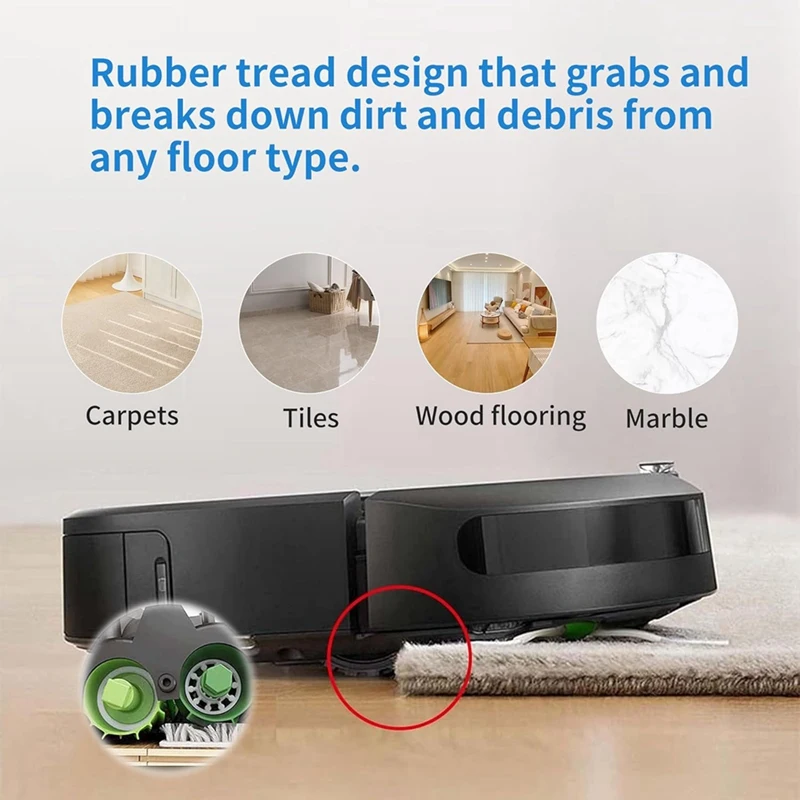 Горячие роликовые щетки для Irobot Roomba I&ampE&ampJ серии E5 E6 I1 I1+ I7 I7+ I6 I6+ I3 I3+ I4 I4+ I8 J5 J5+ J7 J7+ J9