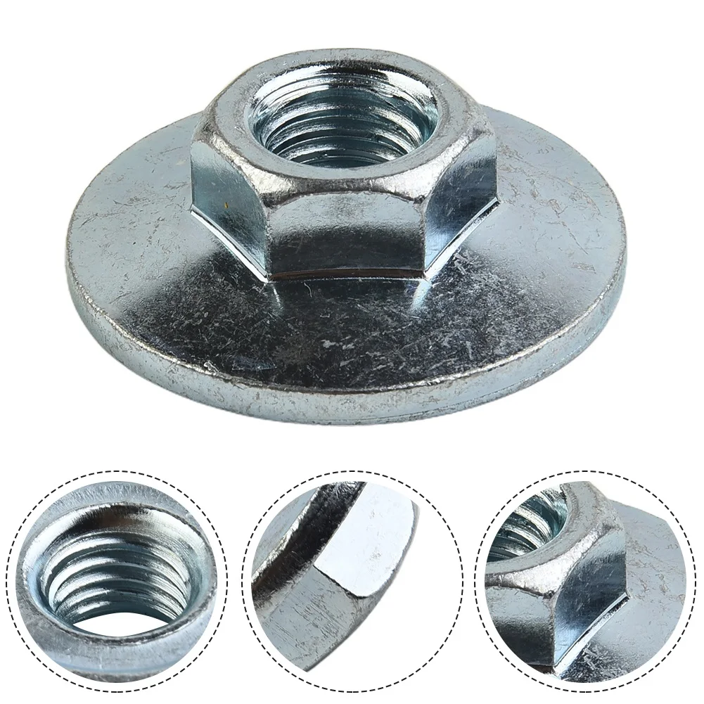 

M14 Thread Replacement Angle Grinder Metal Pressure Plate Inner Outer Flange Nut Set Tools For 14mm Spindle Thread Power Tool