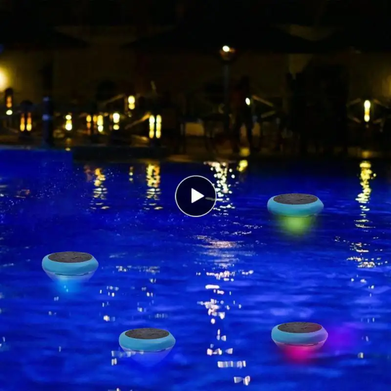 

New Outdoor Floating Underwater Ball Lamp Solar Powered 7 Color Changing Swimming Pool Party Night Light For Yard Pond Garden