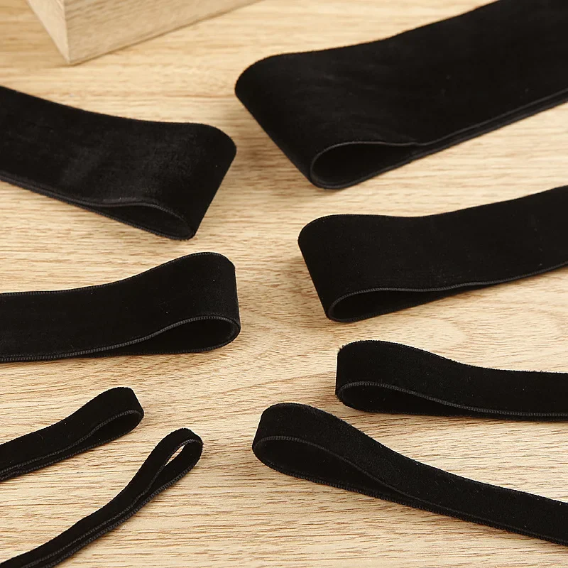 Двусторонняя флокирующая лента с бантом-бабочкой аксессуар для волос материал