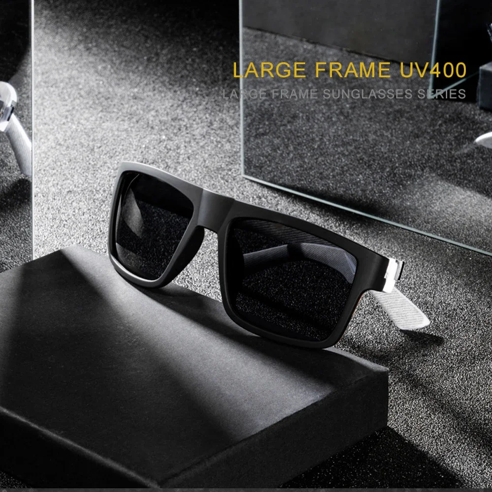 Роскошные поляризационные солнцезащитные очки модные мужские Квадратные