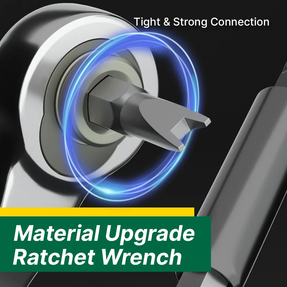 Мини-гаечный ключ с трещоткой 36/72 зубьев 1/4 дюйма