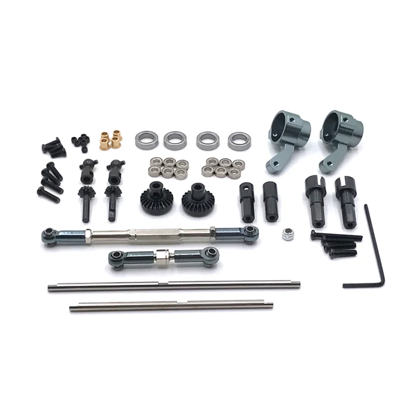 

Metal Upgrade Front and Rear Axle Parts For WPL C14 C24 B14 B16 B24 B36 HengLong FeiYu JJRC RC Car Parts