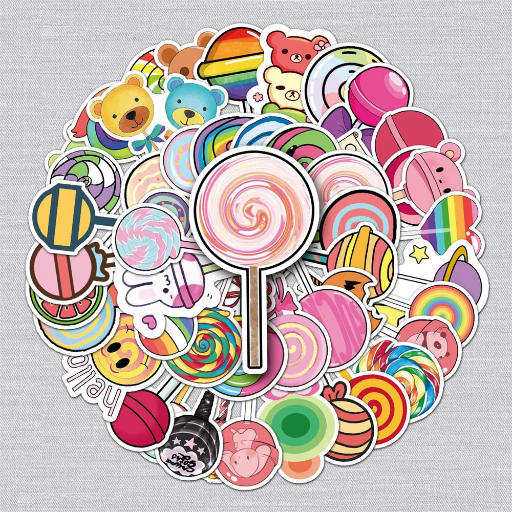 

10/30/50 шт., стикеры в виде леденцов и граффити