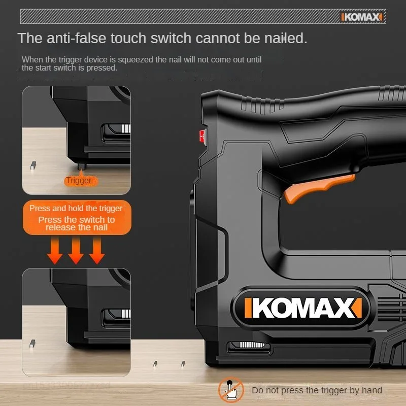 Электрический пистолет для ногтей Xiaomi с литиевой батареей электрический степлер