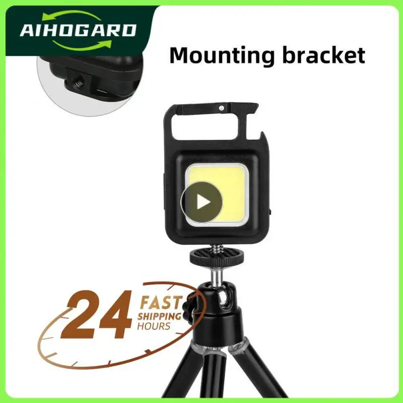 

1~7PCS Portable Flashlight Keychain Mini LED Light Glare COB USB Charging Emergency Lamp Work Light Outdoor Camping Light