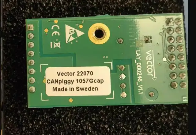 Для CANpiggy 1057Gcap поддерживает VN1640A VN1630A