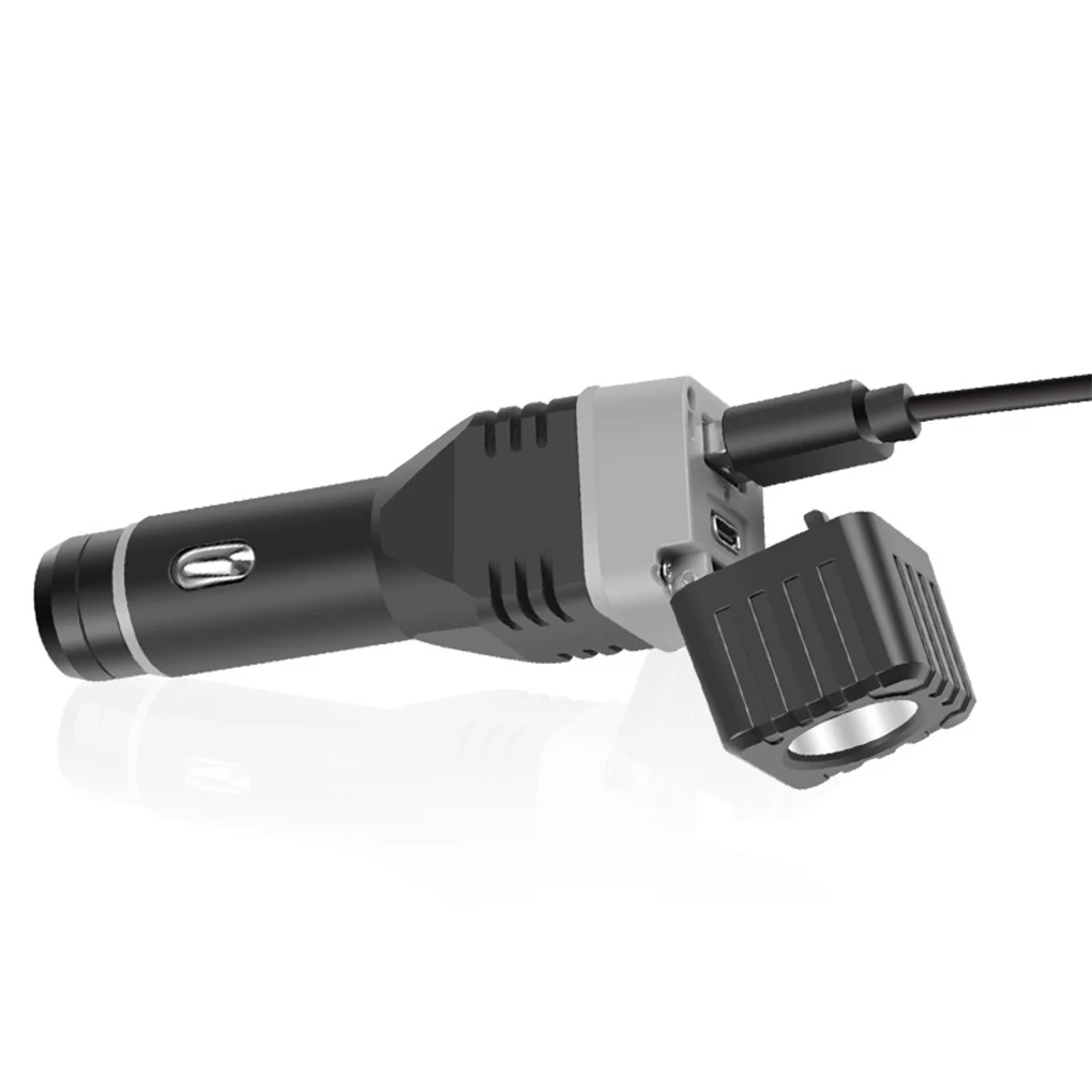 

Фонарик с COB матрицей водонепроницаемый совместимый с быстрой зарядкой скользящий микро-лампа USB Перезаряжаемый прочный уличный светильни...