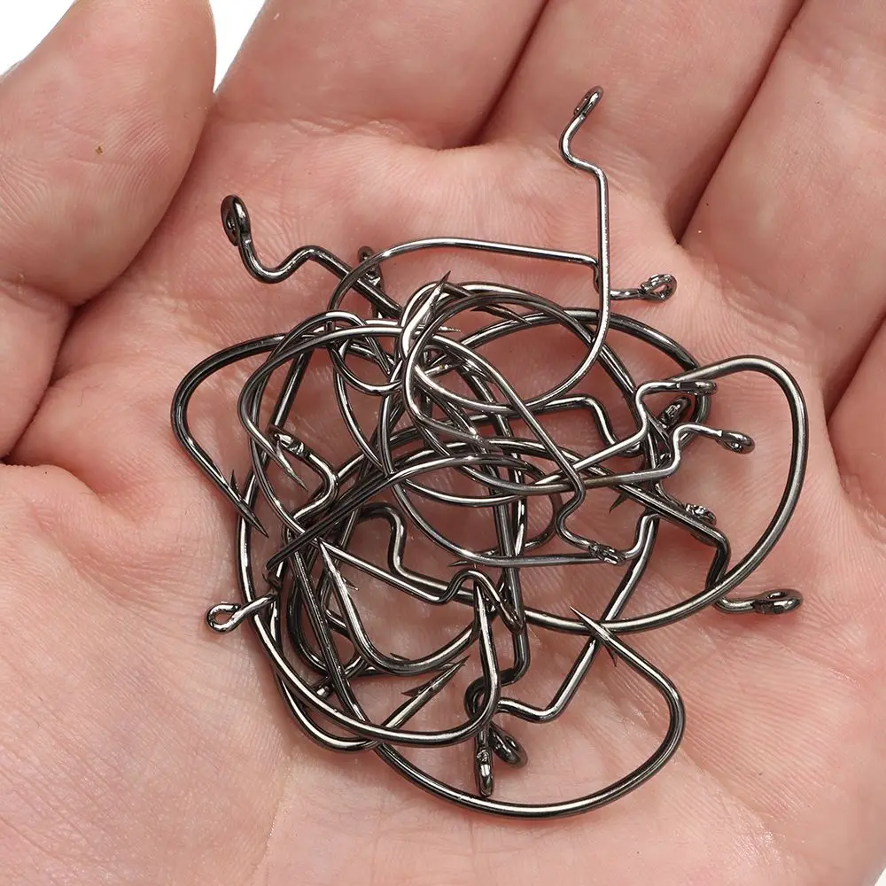 

Carbon Steel Jig Heads for Soft Worm Bait Fishhooks Crankbait Pesca Tackle Accessories Fishing Hook Crank Hooks