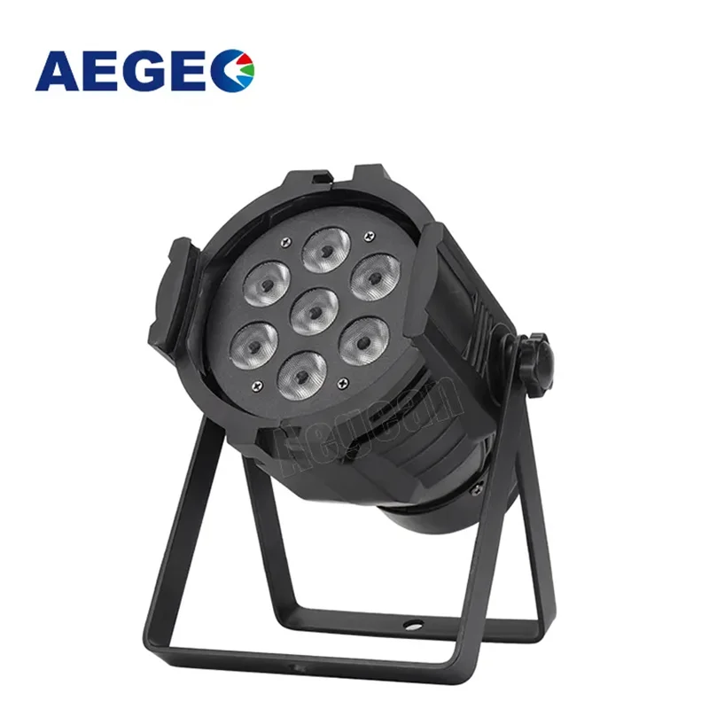 

Высокоинтенсивный Профессиональный 7x10 Вт RGBW литая алюминиевая Фотолюминесцентная лампа для дискотеки, бара, DJ-клуба, сценического эффекта